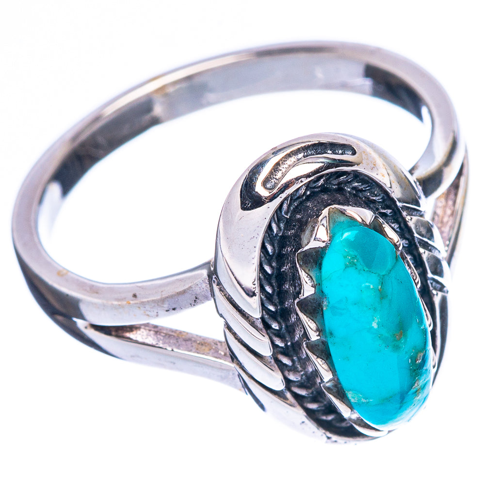 Arizona Turquoise Ring Size 7.5 (925 Sterling Silver) R2465