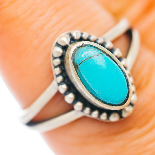 Mojave Turquoise Ring Size 7 (.925 Sterling Silver)