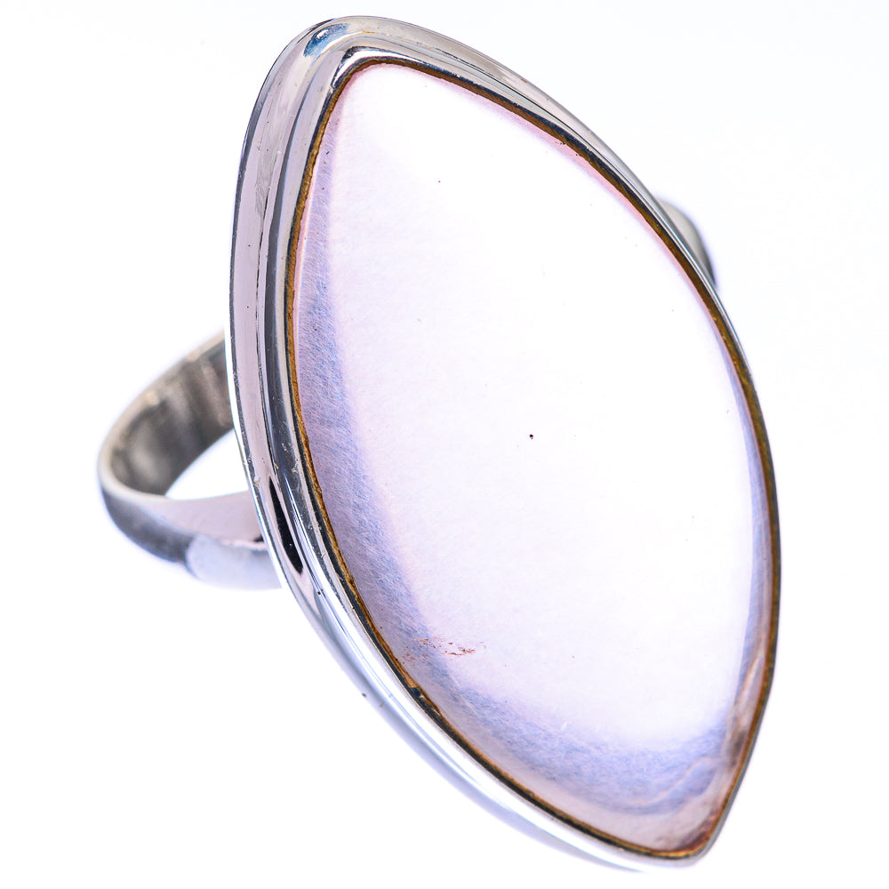 Large Rose Quartz Ring Size 9.75 (925 Sterling Silver) R141235