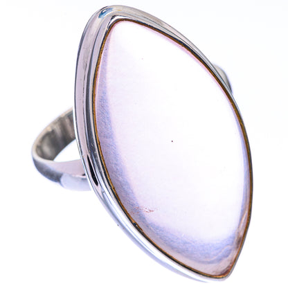 Large Rose Quartz Ring Size 9.75 (925 Sterling Silver) R141235