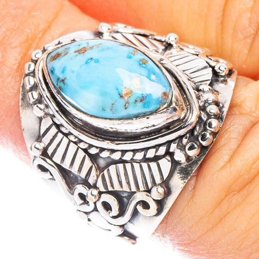 Rare Golden Hills Turquoise Ring Size 5.75 (925 Sterling Silver) R6672
