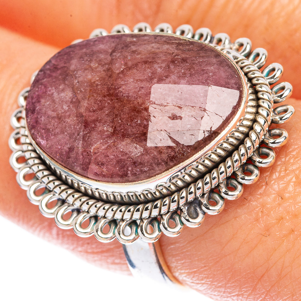 Pink Tourmaline Ring Size 8.75 (925 Sterling Silver) R1997