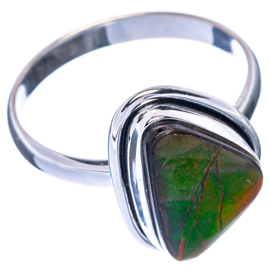 Ammolite Ring Size 10.75 (925 Sterling Silver) R144965