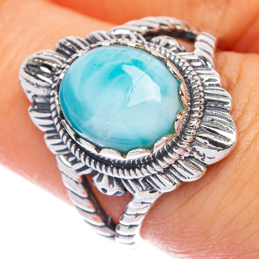 Larimar Ring Size 7 (925 Sterling Silver) R144748