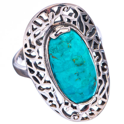 Mohave Turquoise Ring Size 7.5 (.925 Sterling Silver)
