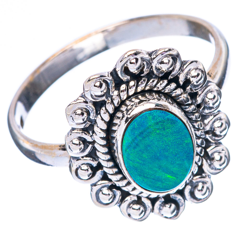 Rare Doublet Opal Ring Size 7.75 (925 Sterling Silver) R4445