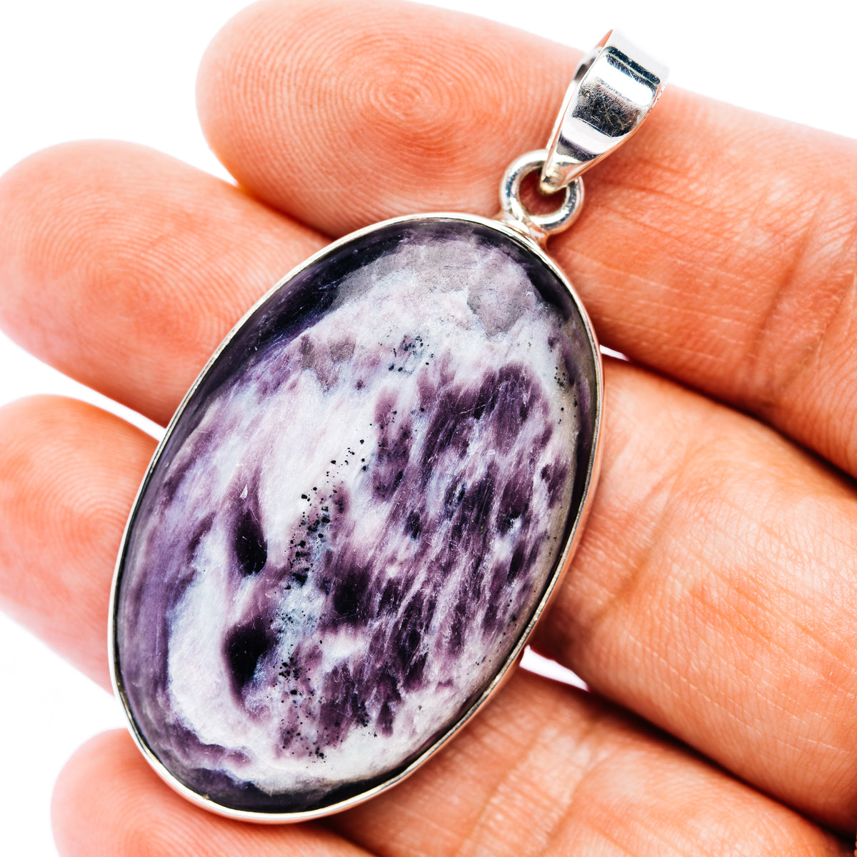 Large Premium Kammererite Pendant 2 1/8" (.925 Sterling Silver)