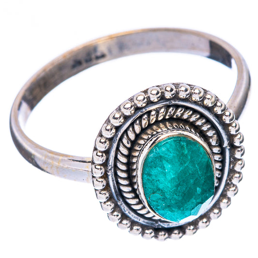 Green Sillimanite Dainty Ring Size 8 (925 Sterling Silver) R5967