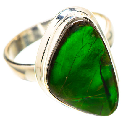 Canadian Ammolite Ring Size 7.25 (925 Sterling Silver) RING139821