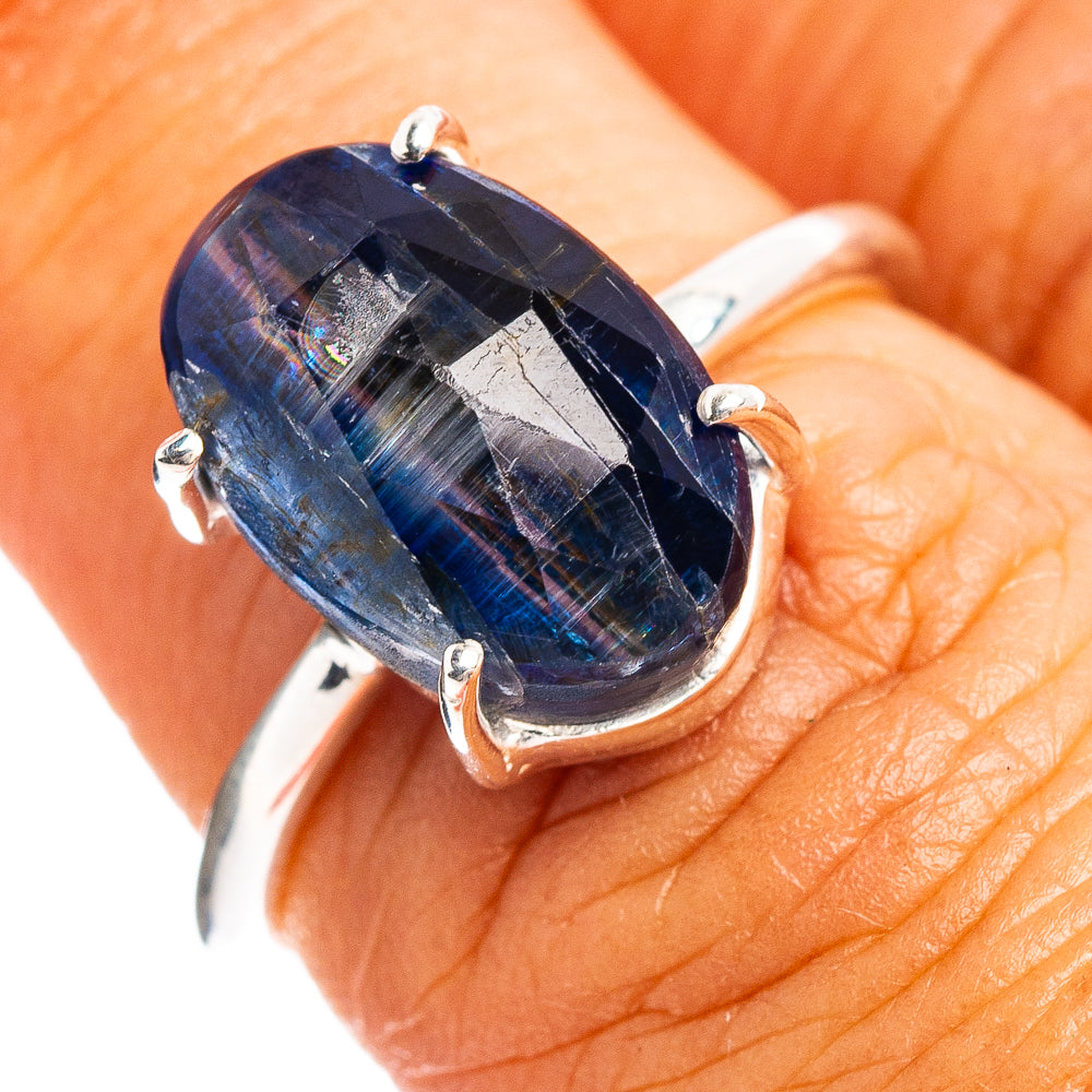 Faceted Kyanite Ring Size 6 (.925 Sterling Silver)