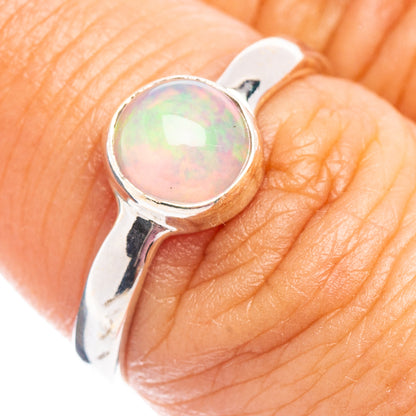 Ethiopian Opal Ring Size 7 (.925 Sterling Silver)