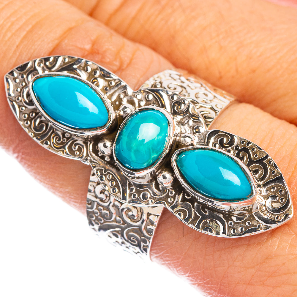 Large Sleeping Beauty Turquoise Ring Size 9 (925 Sterling Silver) R144353
