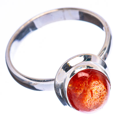 Value Sunstone Ring Size 6.5 (925 Sterling Silver) R3161
