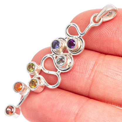 Chakra Pendant 1 7/8" (925 Sterling Silver) P40576