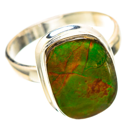 Canadian Ammolite 925 Sterling Silver Ring Size 9 (925 Sterling Silver) RING139410