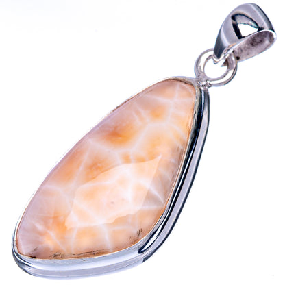Natrolite Pendant 1 1/2" (925 Sterling Silver) P40969