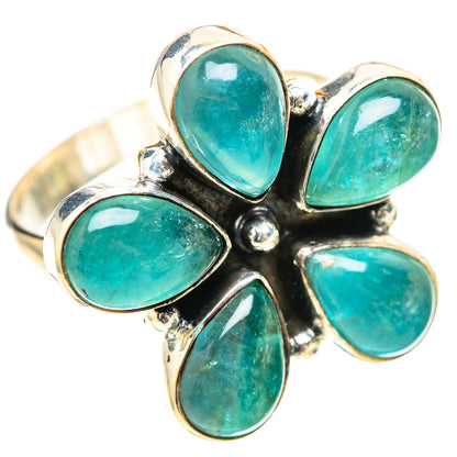 Large Blue Fluorite 925 Sterling Silver Ring Size 11 (925 Sterling Silver) RING139474