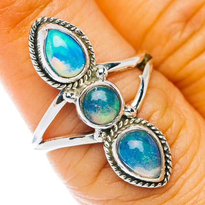 Ethiopian Opal Ring Size 6.5 (.925 Sterling Silver)