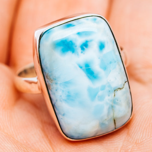Larimar Ring Size 9.25 (.925 Sterling Silver)