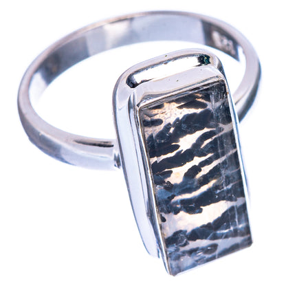 Rare Scenic Dendritic Agate Ring Size 6.75 (925 Sterling Silver) R1040