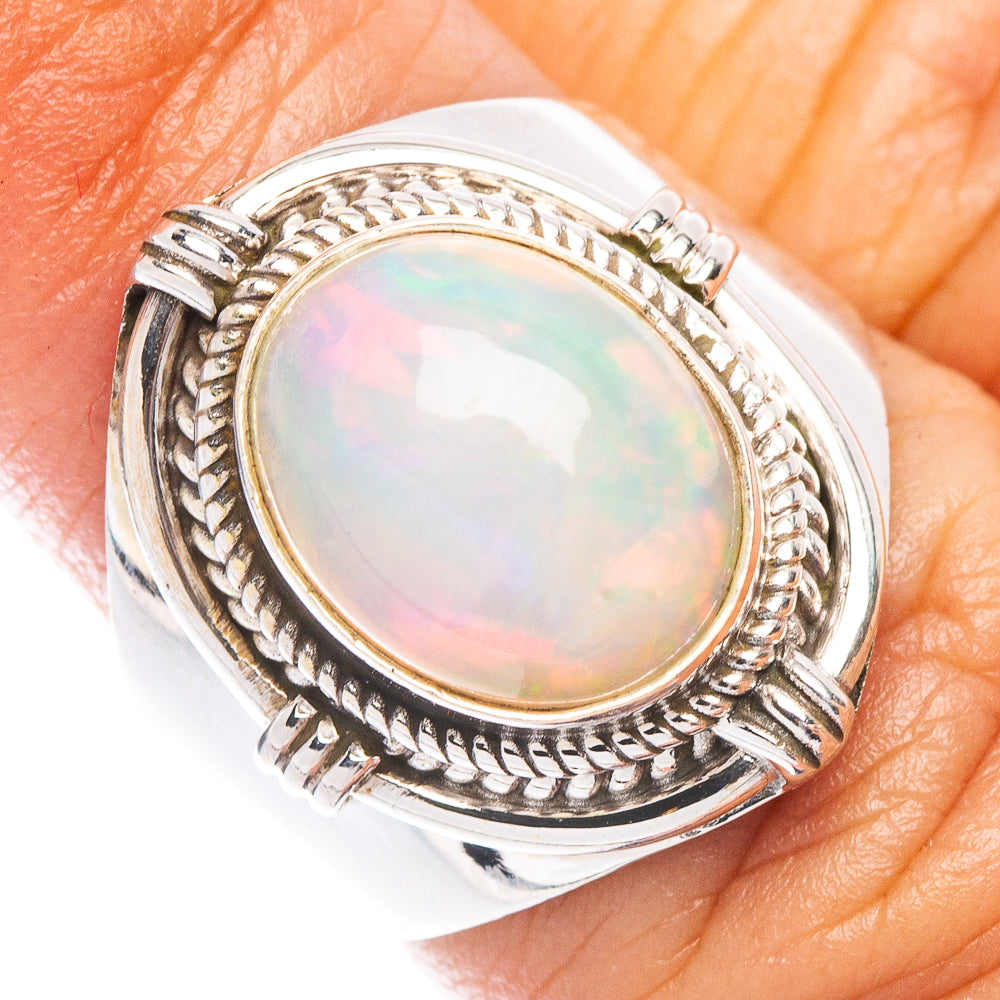 Rare Ethiopian Opal Ring Size 5.75 (925 Sterling Silver) R6940