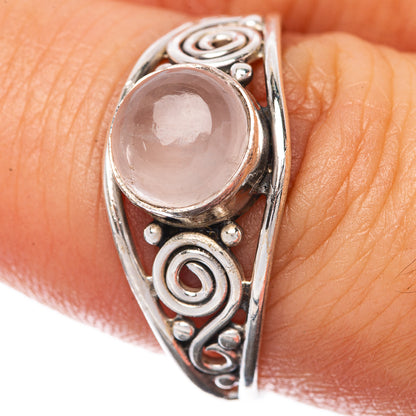 Garnet Dainty Ring Size 8.25 (925 Sterling Silver) R145263