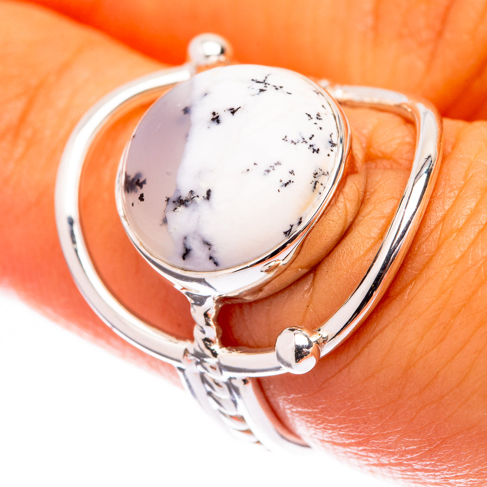 Premium Dendritic Opal Ring Size 6.75 (925 Sterling Silver) R141914