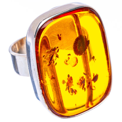 Baltic Amber Ring Size 7 (925 Sterling Silver) R1910