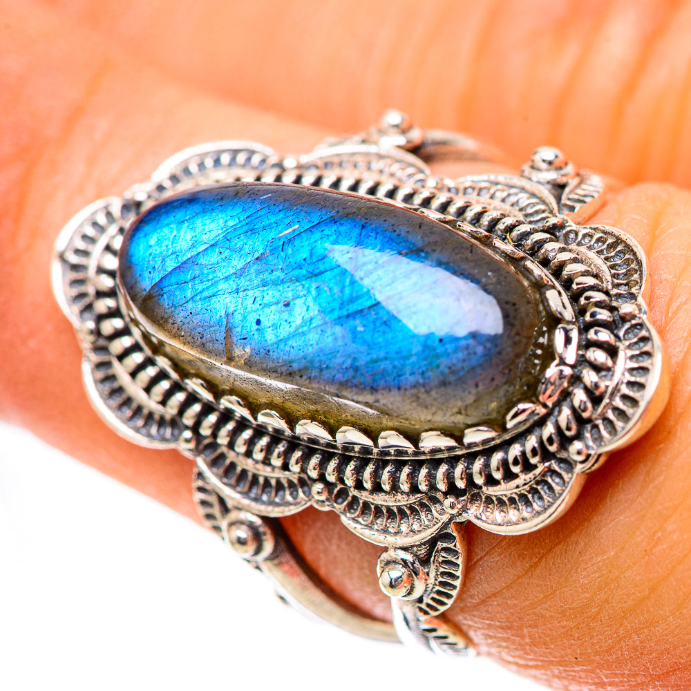 Labradorite Ring Size 7 (925 Sterling Silver) RING138977