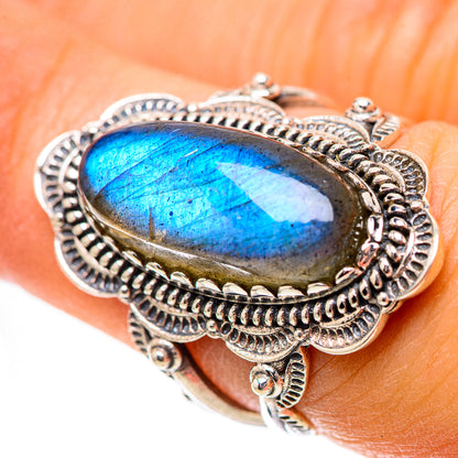 Labradorite Ring Size 7 (925 Sterling Silver) RING138977