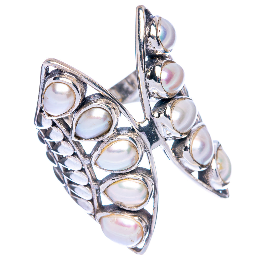 Large Cultured Pearl Ring Size 7.75 (925 Sterling Silver) R144533