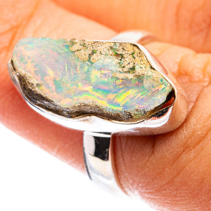 Raw Ethiopian Opal Ring Size 6 (925 Sterling Silver) R142831