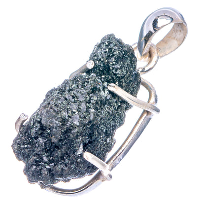 Rare Primalite Crystal Pendant 1 1/8" (.925 Sterling Silver)