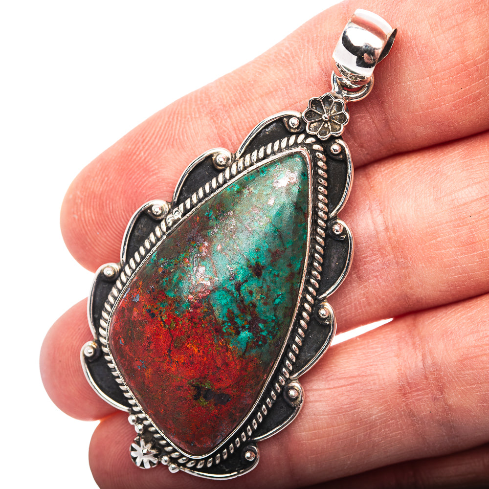 Premium Southwestern Style Sonora Sunrise Pendant 2 3/8" (.925 Sterling Silver)