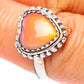 Aura Opal Heart Ring Size 7 (925 Sterling Silver) R4488