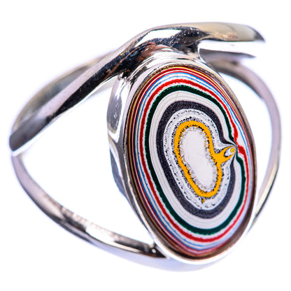 Fordite Ring Size 10.5 (925 Sterling Silver) R142949