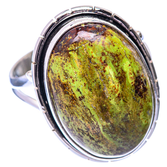 Large Atlantisite Ring Size 12 (925 Sterling Silver) R140819