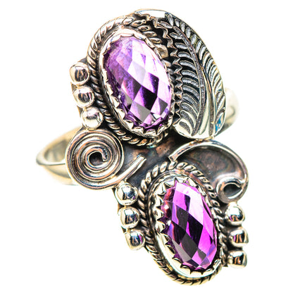 Faceted Amethyst Ring Size 9 (925 Sterling Silver) RING138694