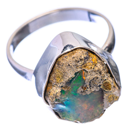 Raw Ethiopian Opal Ring Size 9.5 (925 Sterling Silver) R141500
