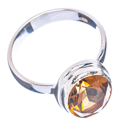 Lab Created Faceted Alexandrite Ring Size 5.75 (.925 Sterling Silver)