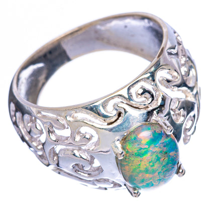 Rare Ethiopian Opal Ring Size 6.75 (925 Sterling Silver) R145964