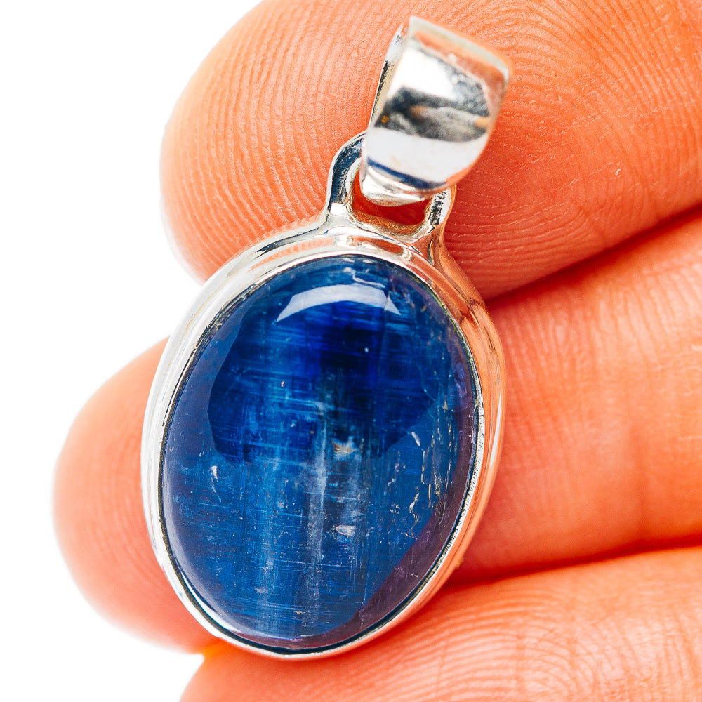 Kyanite Pendant 1 1/8" (.925 Sterling Silver)