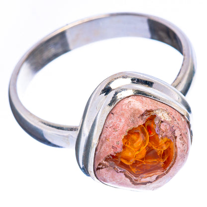 Mexican Fire Opal Ring Size 8.75 (925 Sterling Silver) R2407