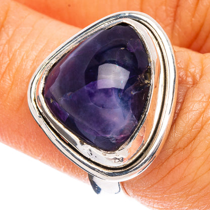 Mexican Purple Opal (Morado) Ring Size 6.75 (925 Sterling Silver) R5088