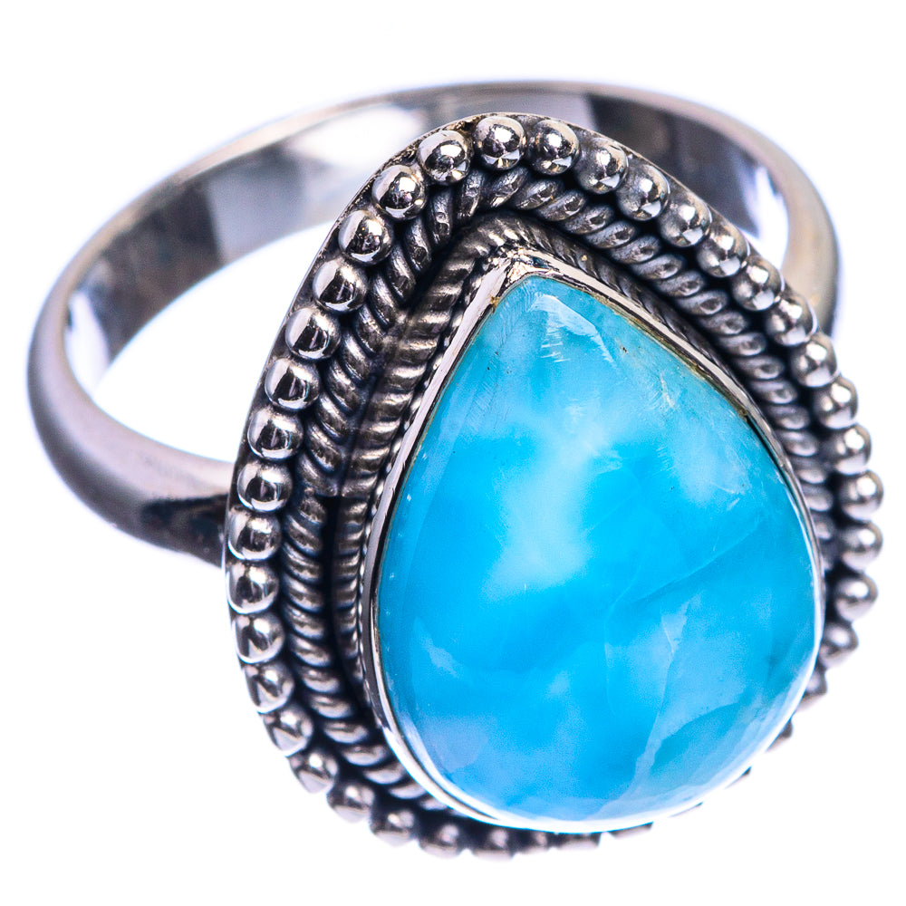 Larimar Ring Size 6 (925 Sterling Silver) R144143