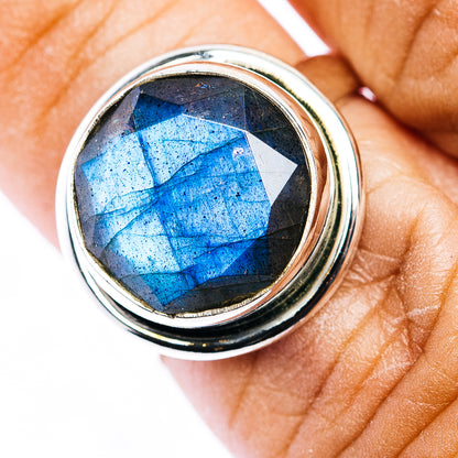 Labradorite Ring Size 6.25 (.925 Sterling Silver)