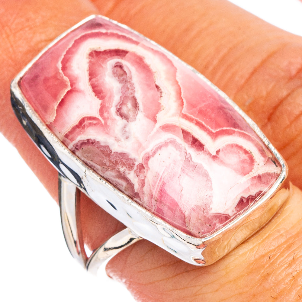 Rhodochrosite Ring Size 7 (.925 Sterling Silver)