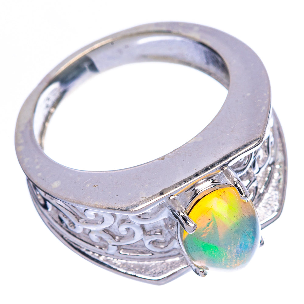 Rare Ethiopian Opal Ring Size 6.5 (925 Sterling Silver) R145997