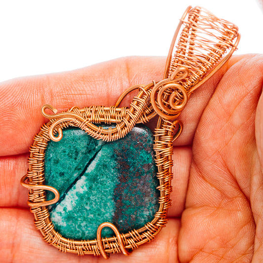 Sonora Sunrise Wire Wrap Pendant 2 5/8" (Copper)