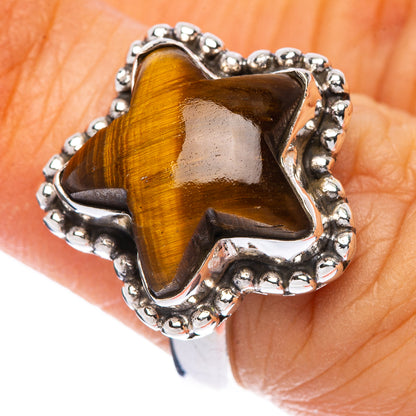 Tiger Eye Ring Size 6.25 (925 Sterling Silver) R146100